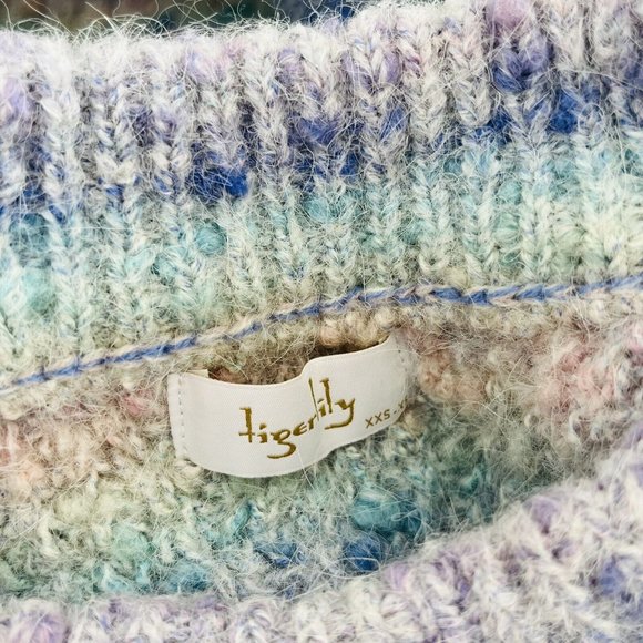Tigerlily Womens Knit Jumper Acrylic Alpaca Wool Pastel Oversize Size XXS - XS - Picture 6 of 7